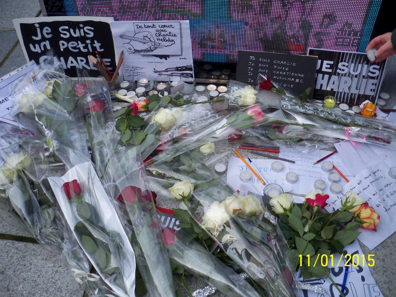 Hommage aux victimes des attentats (11 janvier)