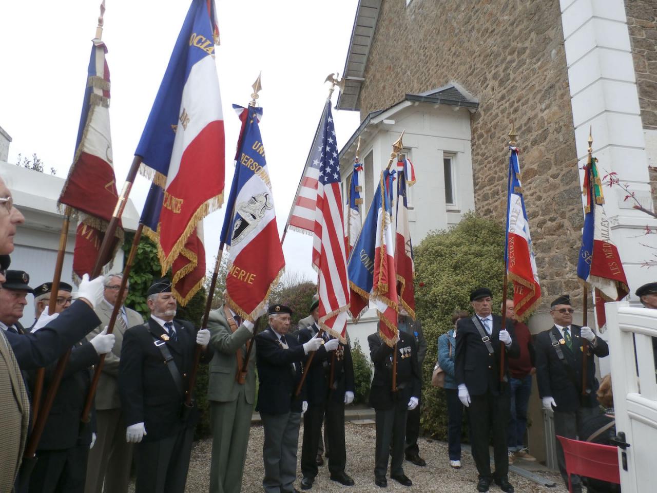 les porte-drapeaux