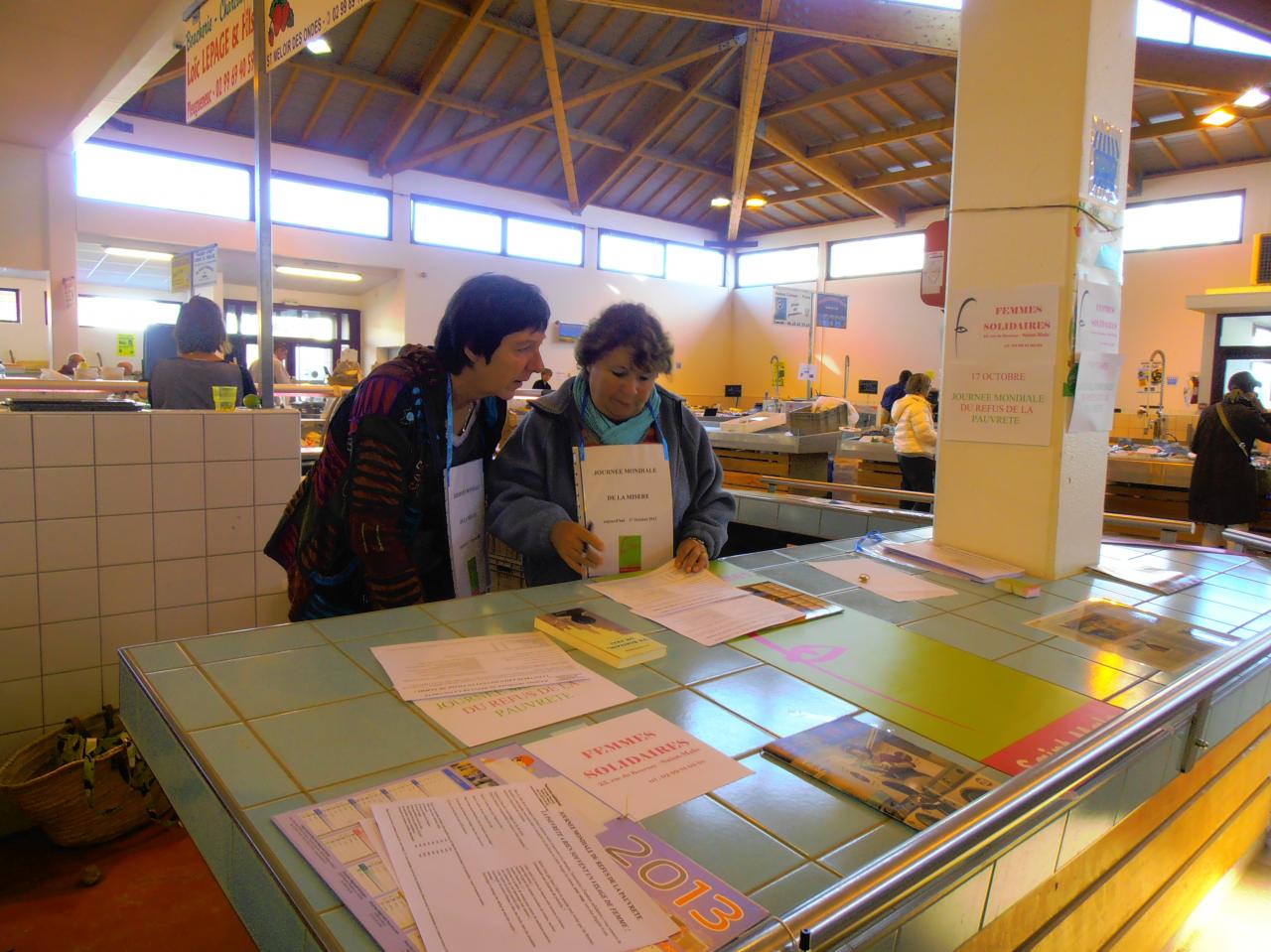 Enquète sur la pauvreté féminine à St Malo, 17 octobre2013