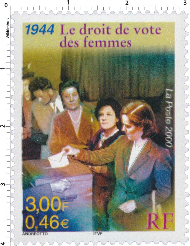 70 ans du 1er vote des femmes - 29 avril 1945